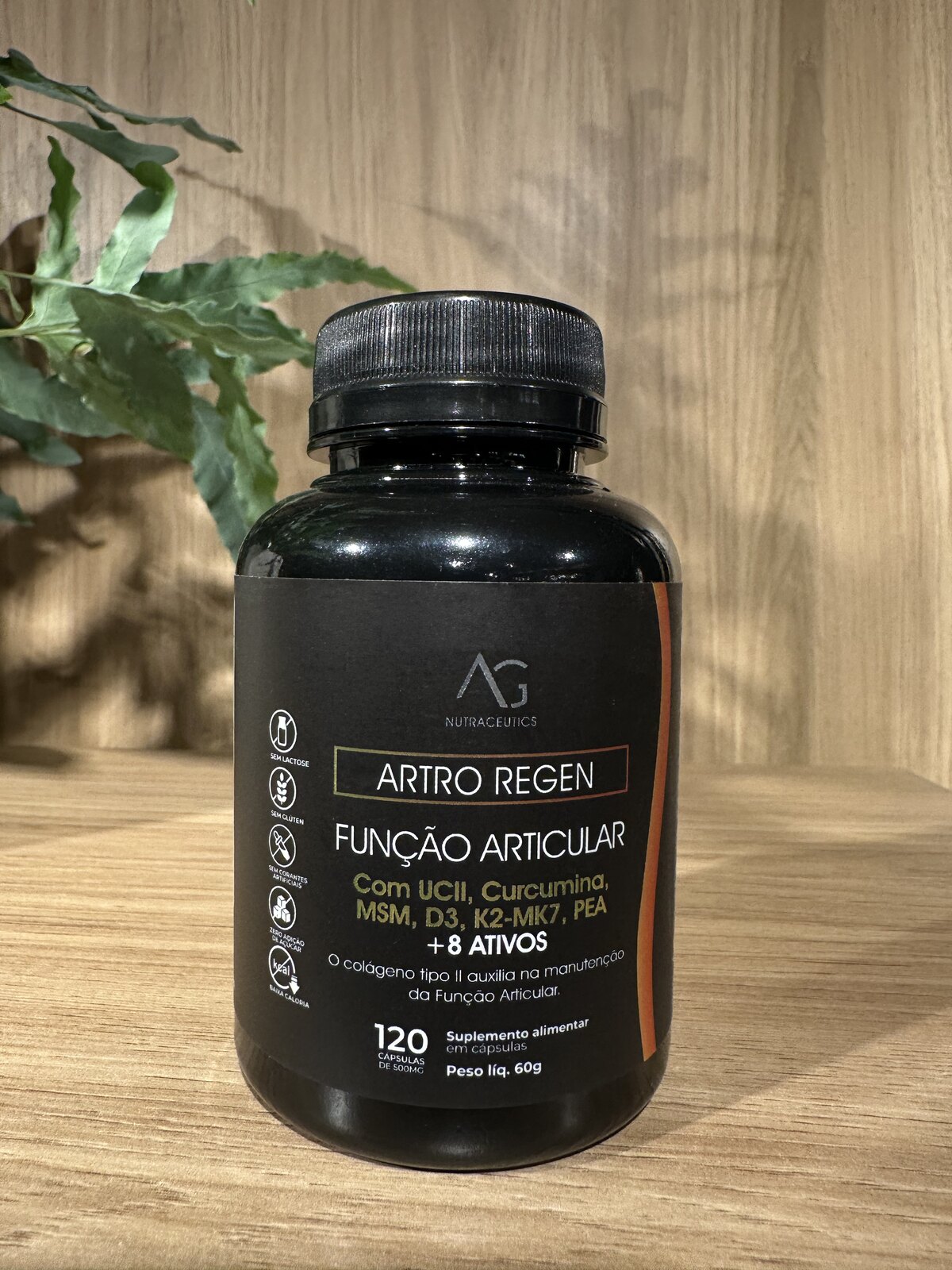 Frasco Artro Regen da AG Nutraceutics visto de frente
